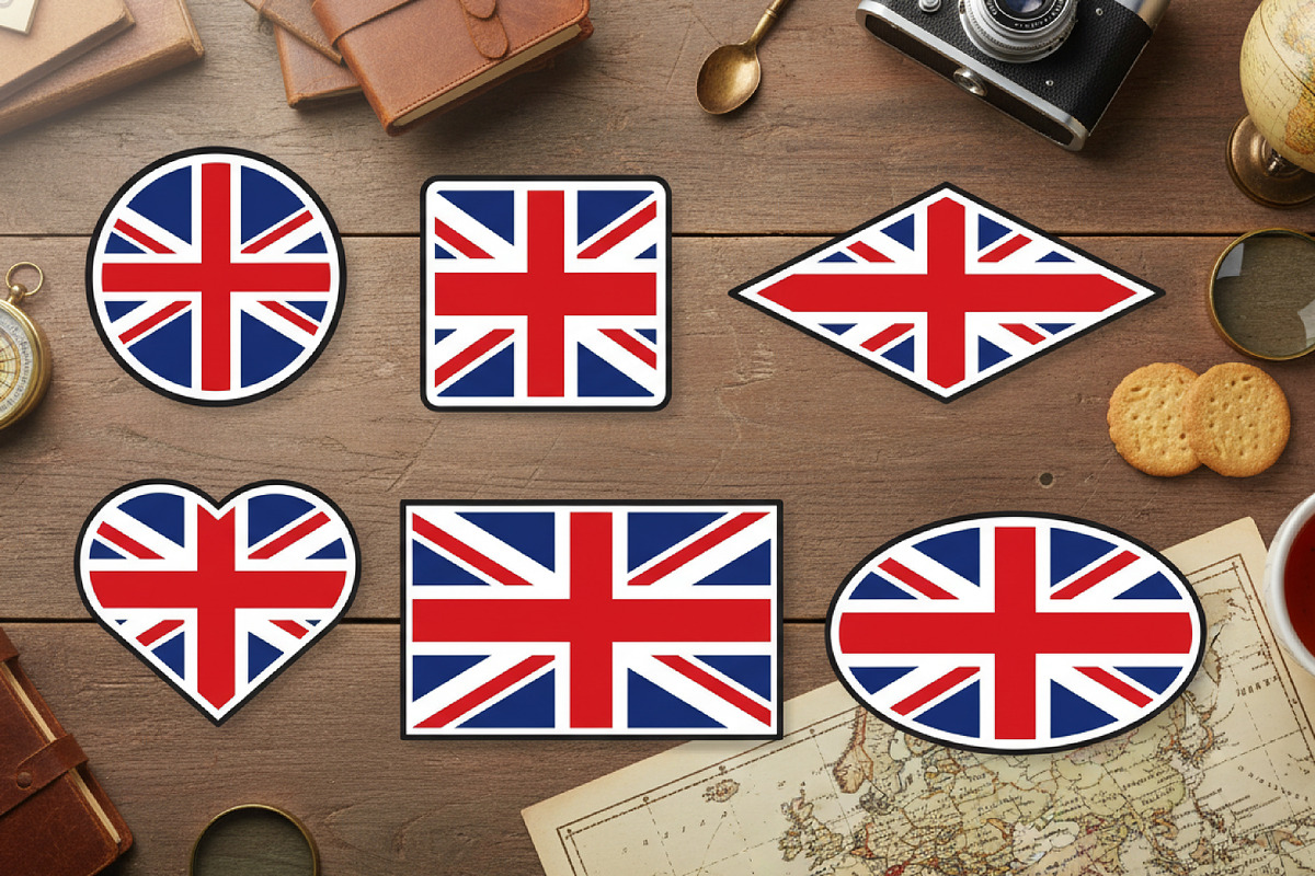 United Kingdom Flag Set, a Duotone Icon by Saba Vector (Photo 3 of 3)