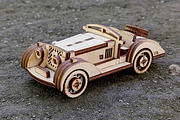 Small Sport Car - Laser Cut File, an Object Graphic by VectorPainter (Thumbnail 5 of 18)