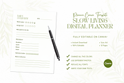 The Slow Living Planner Template, a Stationery Template by The Little Lily Studio (Thumbnail 5 of 5)