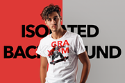 T-shirt Mockup, a Shirt Mockup by Graxaim Mock-up (Thumbnail 2 of 5)