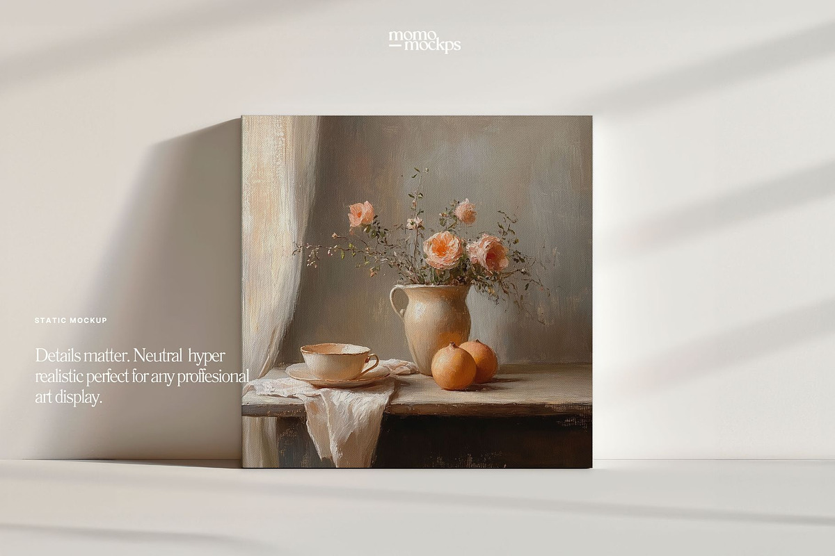 Square Canvas Mockup | PSD, a Mockup by momomockps (Photo 3 of 8)