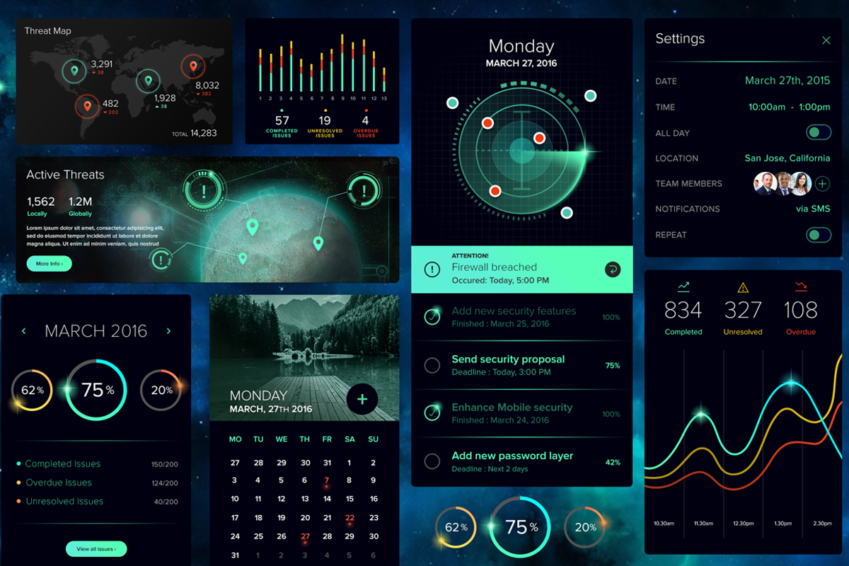 Sci-Fi Interface Kit, a Templates & Theme by Cosmic Motive (Photo 1 of 5)