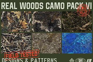 Real Woods 6x Seamless Camou Pack