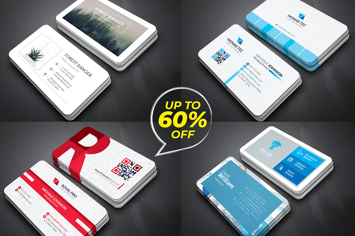 Full & Final New 450 Business Cards, a Business Card Template by Genereux Art (Photo 39 of 44)