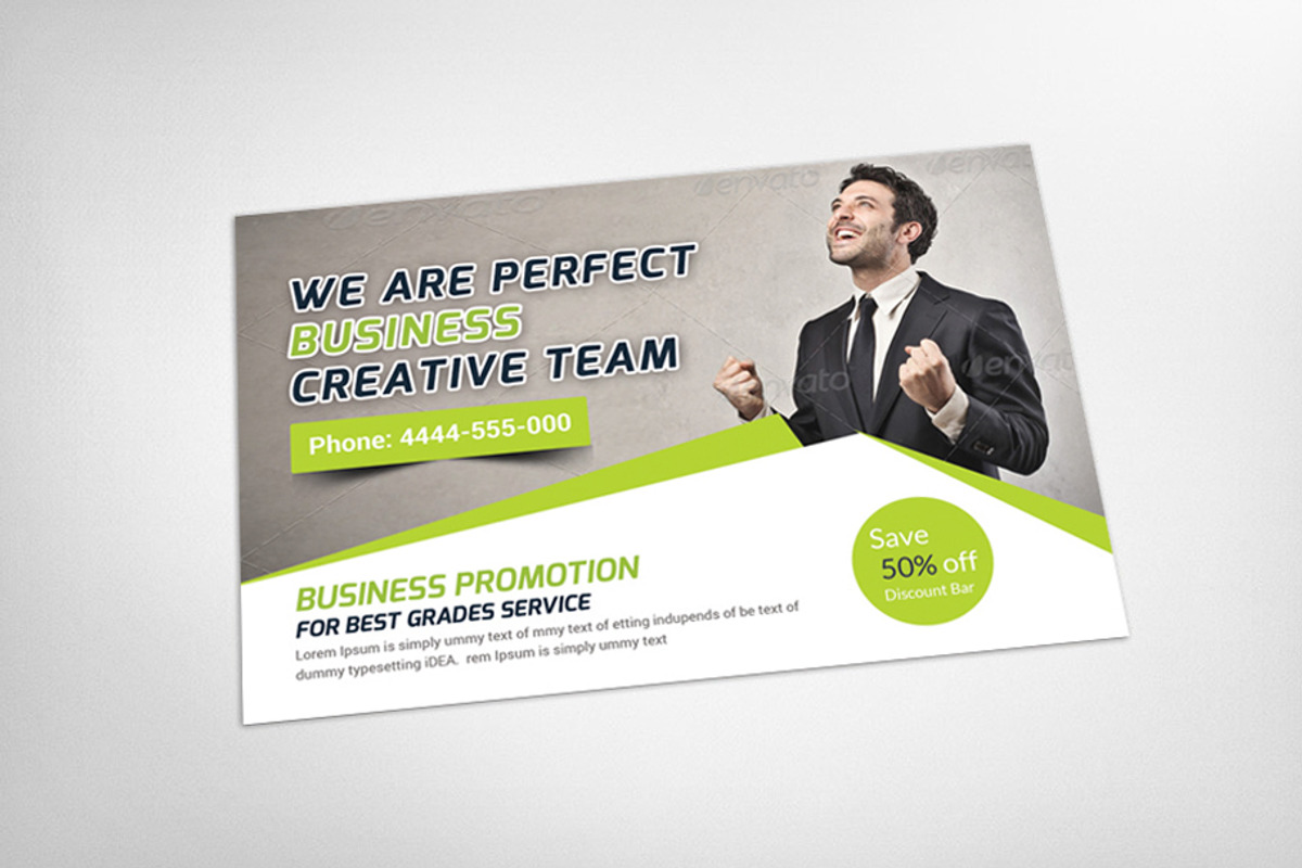 Creative Business Postcard Template, a Card Template by graphicforest (Photo 3 of 3)