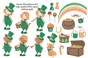 ST. PATRICK DAY Vector Illustration, a Decorative Illustration by FARAWAYKINGDOM (Thumbnail 5 of 7)