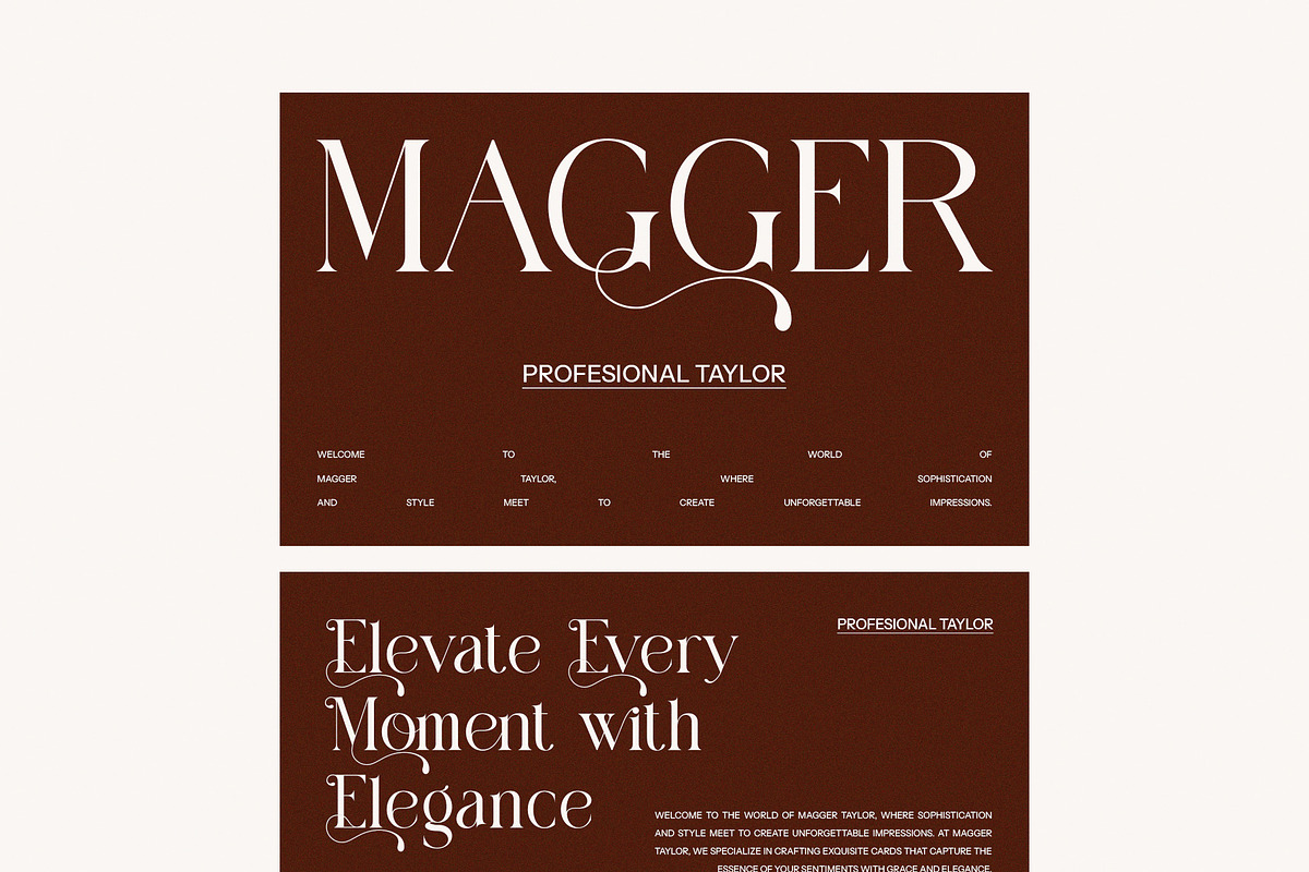 London Elegant Serif Font, a Serif Font by Perfectype (Photo 6 of 8)