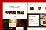 Restaurant Website Figma Template, an UI Kit Template by Rozepaars Design (Thumbnail 2 of 4)