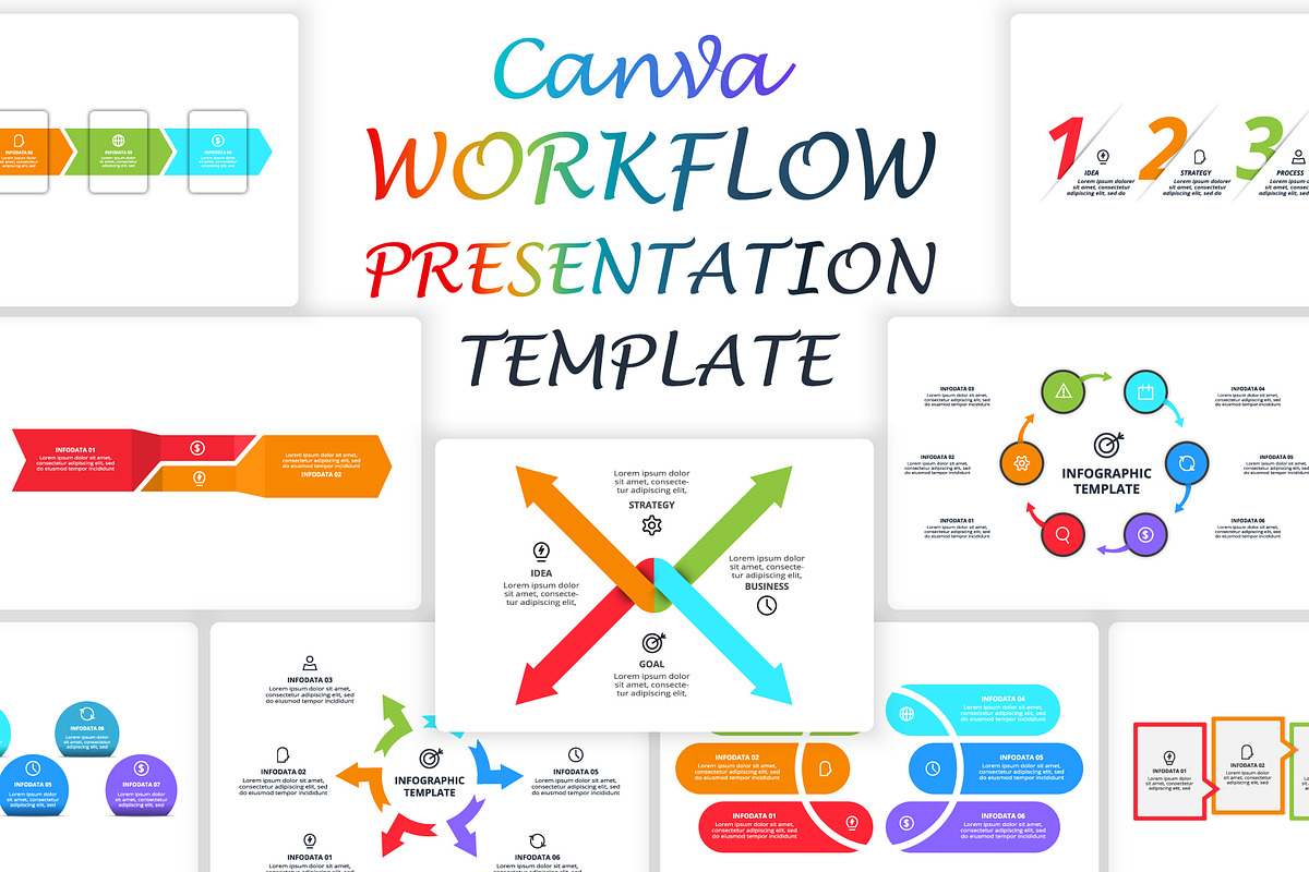 Mega Set Canva Presentation Template, a Presentation Template by Infographics project (Photo 30 of 30)