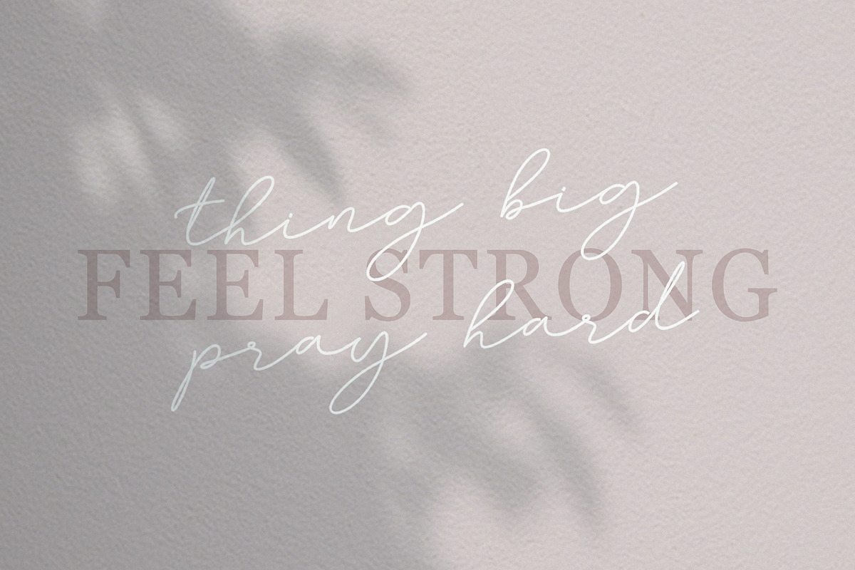 SALE! Amalina Monoline Font preview 8