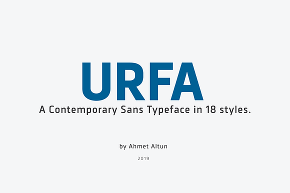 Urfa Font Family preview 8