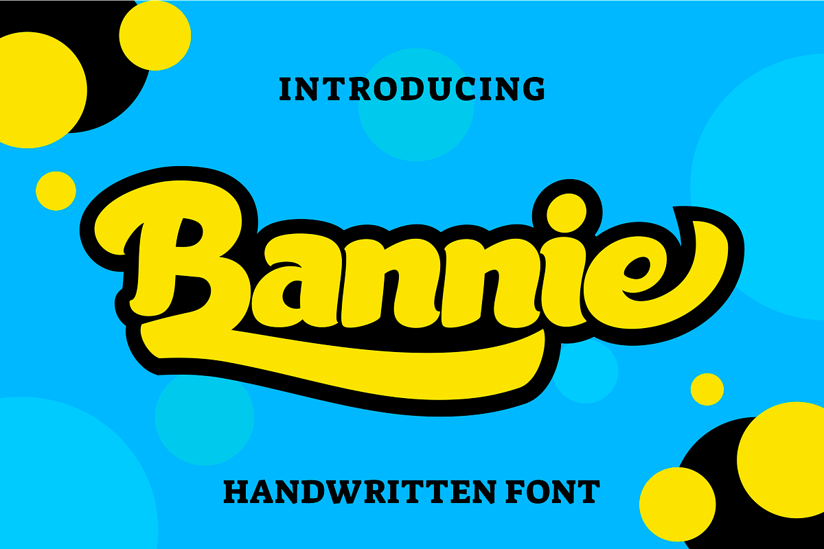 Bannie, a Font by BearyType Studio (Photo 1 of 9)