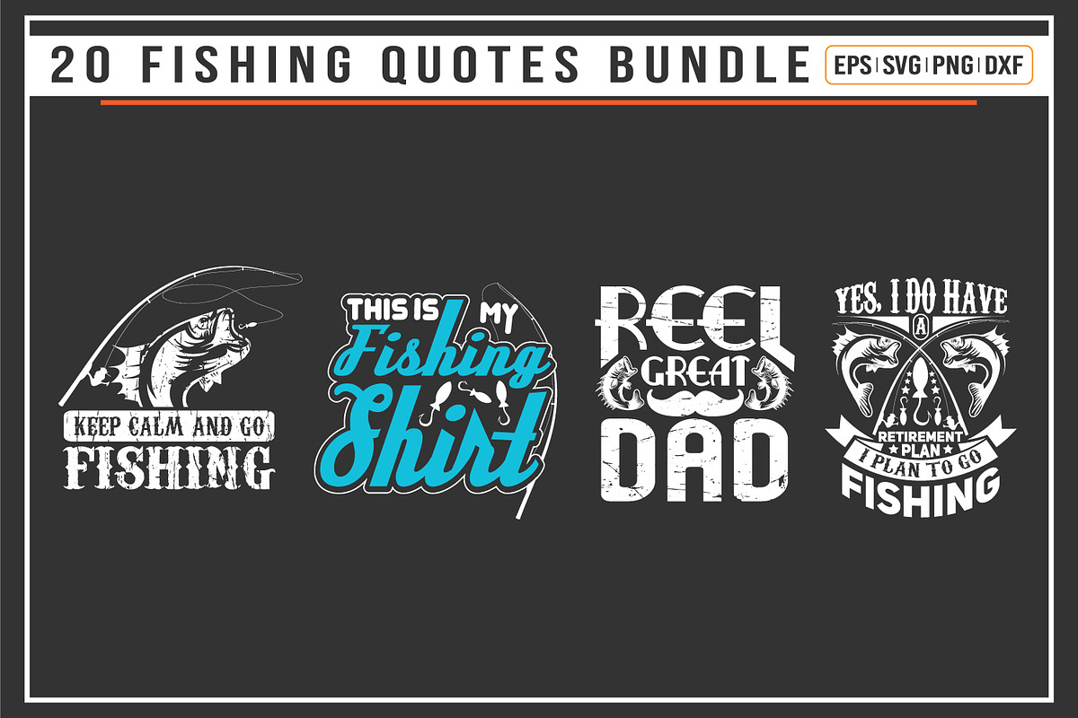 fishing t shirt design bundle, a Graphic by Uniquesvg99 (Photo 7 of 7)