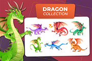 Dragon Collection, an Animal Illustration by YG Studio (Thumbnail 1 of 7)