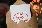 6 postcard and invitation mock ups, a Print Template by Marie Smth (Thumbnail 2 of 7)