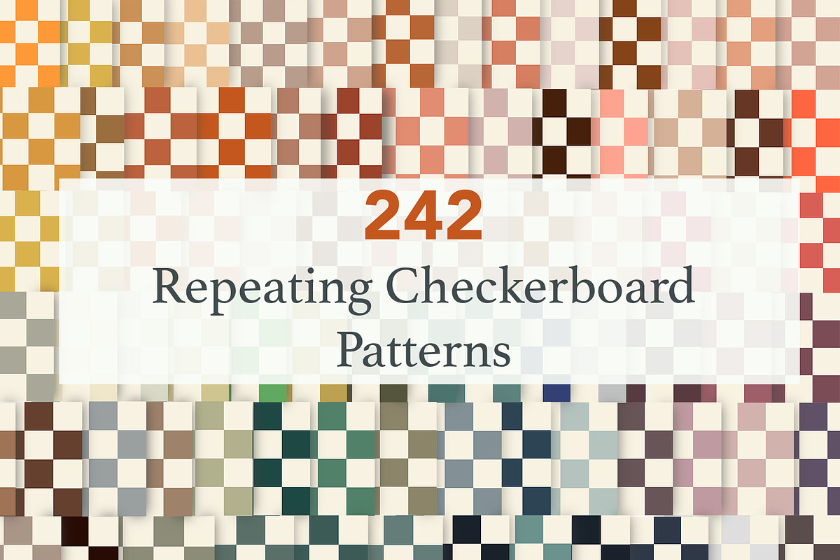 Seamless Checkerboard Mega Bundle, a Pattern Graphic by Jo-Lou Design (Photo 1 of 6)