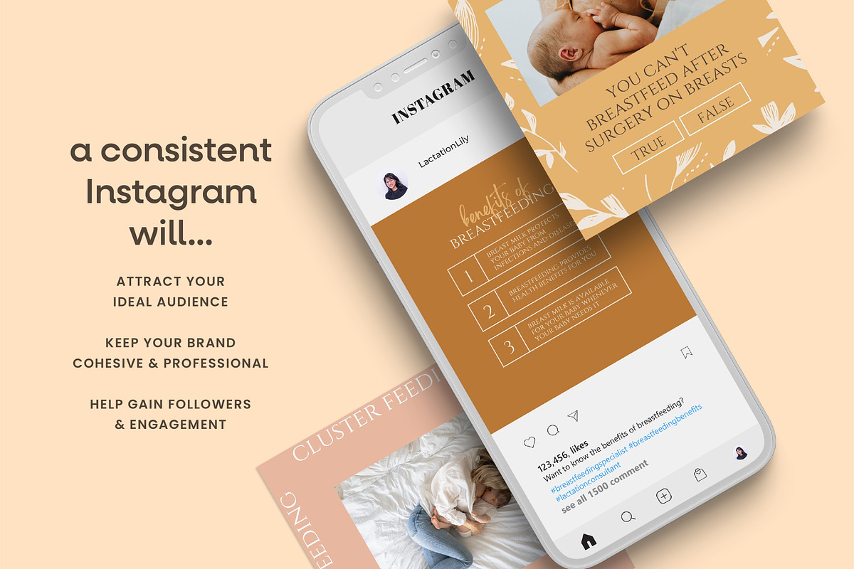 Lactation Consultant Template Bundle, a Social Media Template by Templatez.Co (Photo 7 of 8)