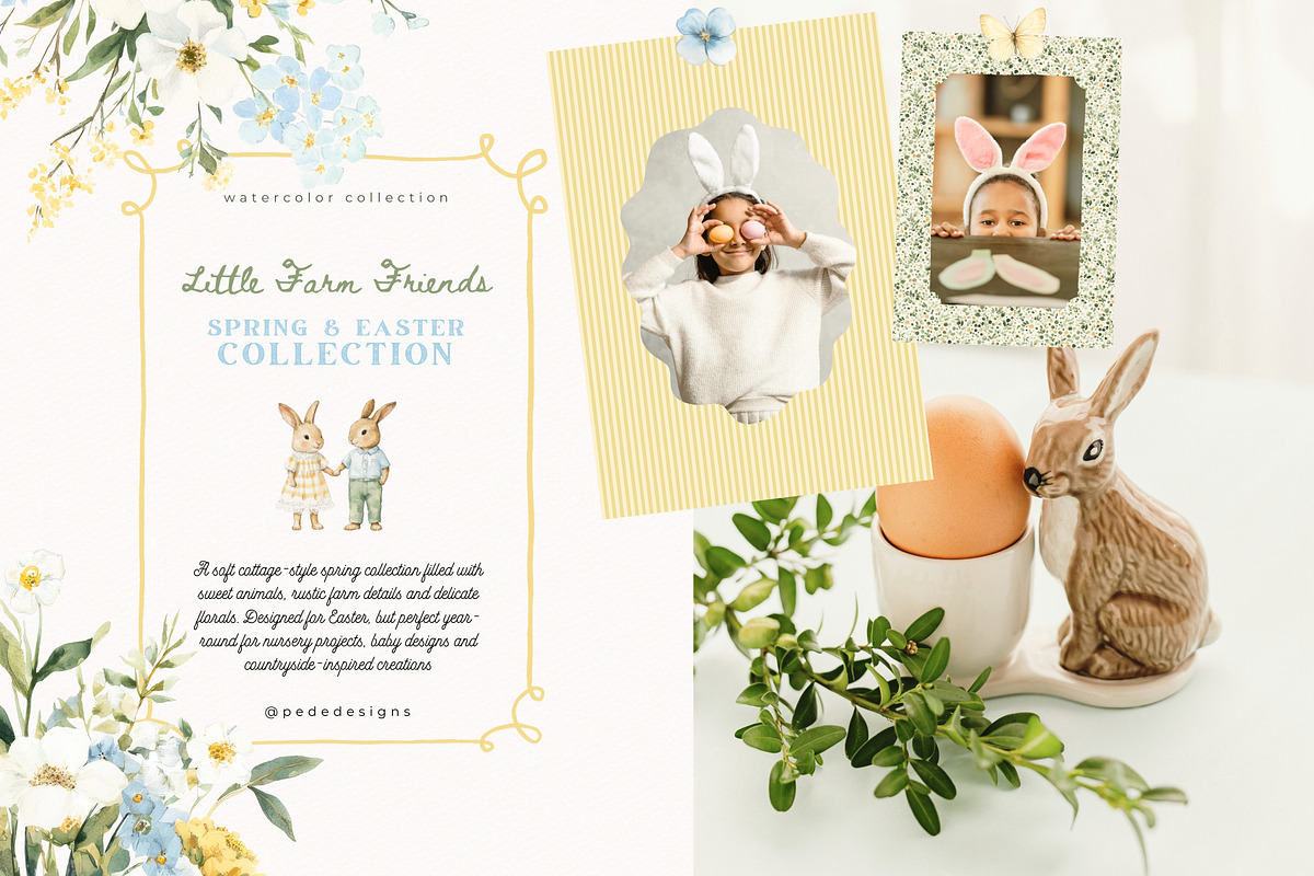Little Farm Friends Collection, a Seasonal Illustration by PeDe Designs (Photo 8 of 15)