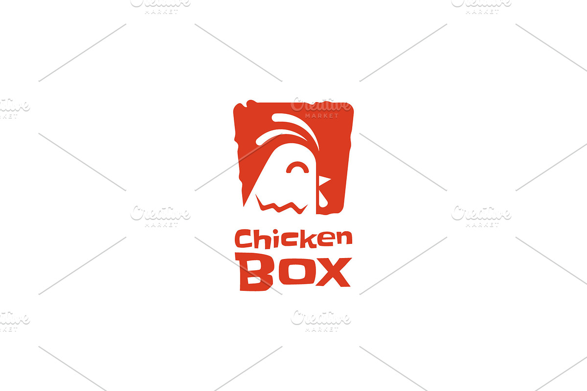 Chicken Box – Fun & Bold Food Logo, a Branding & Logo Template by Kreatiflogo (Photo 1 of 3)