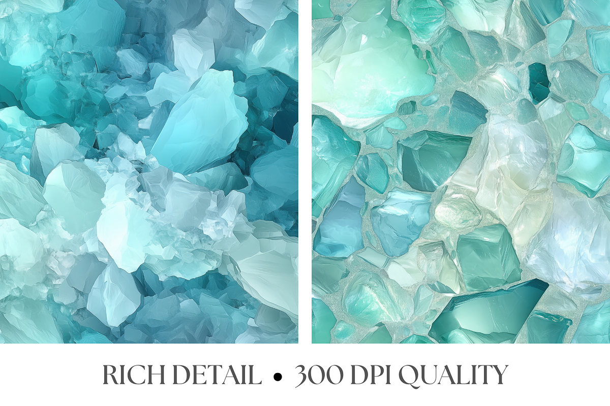 Seaglass Geode Textures, a Texture Graphic by Artful Assets Boutique (Photo 3 of 4)