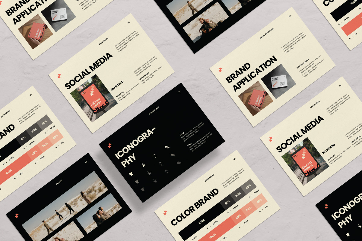 Cultures - Fashion Brand Guideline, a Branding & Logo Template by productype1 (Photo 2 of 3)