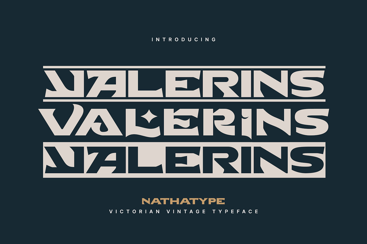 Valerins, a Symbol Font by Nathatype (Photo 1 of 15)