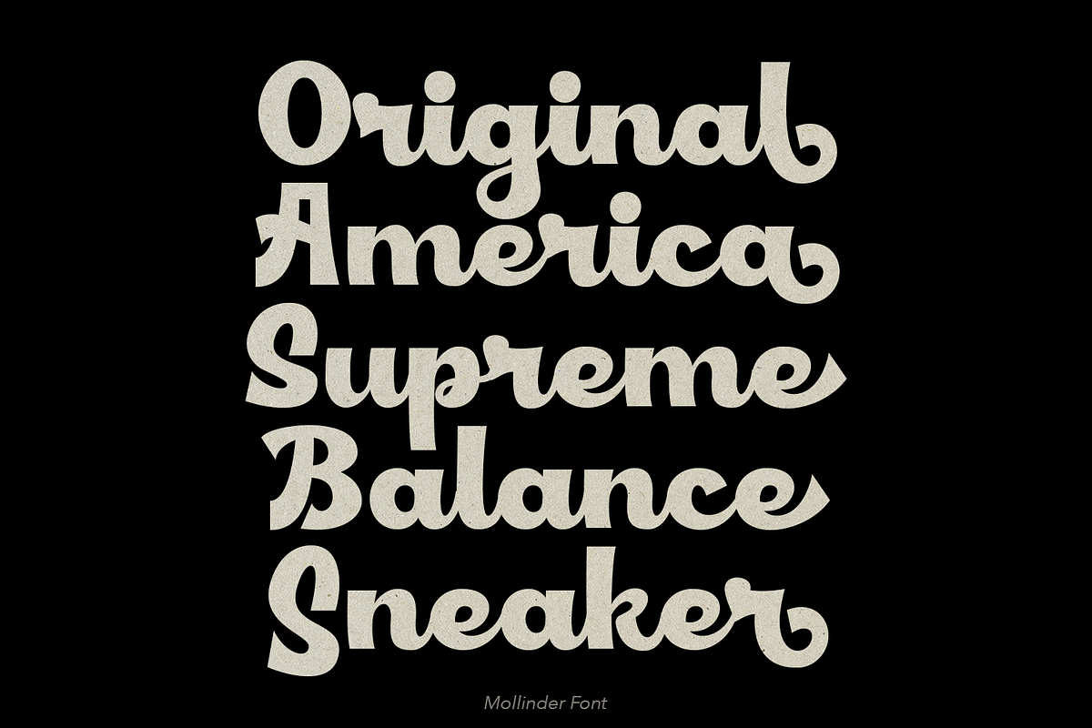 Mollinder Font, a Script Font by TypeClassHeroes (Photo 3 of 16)