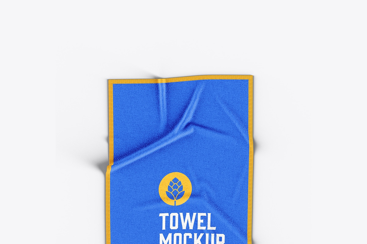 Beach Towel Mockup, a Product Mockup by OneVectorStock (Photo 2 of 7)