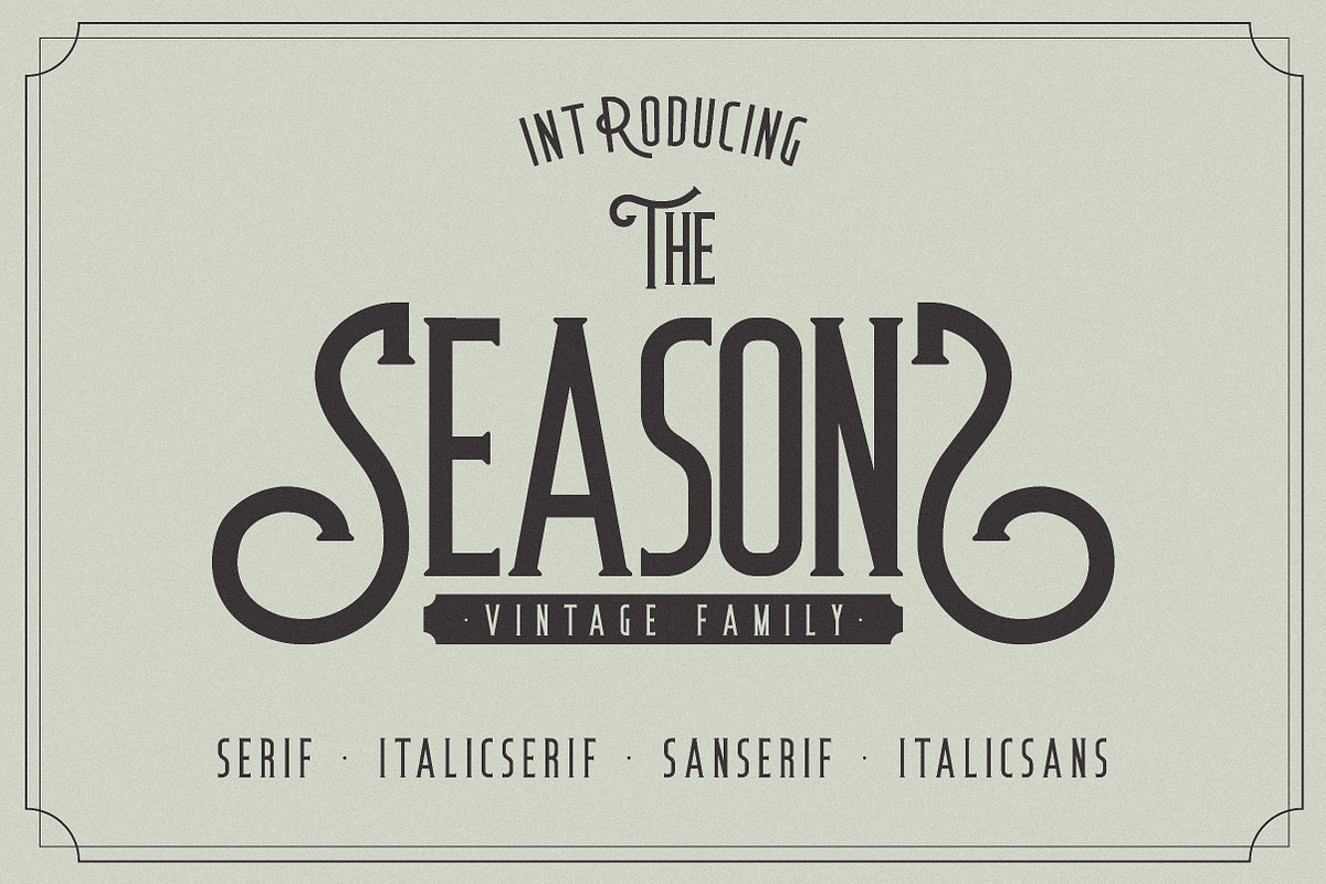 The Seasons, a Serif Font by Paperwitch (Photo 1 of 5)