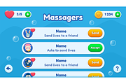 Casual GUI Mobile game UI pack, an Icon by KartInnka (Thumbnail 11 of 24)