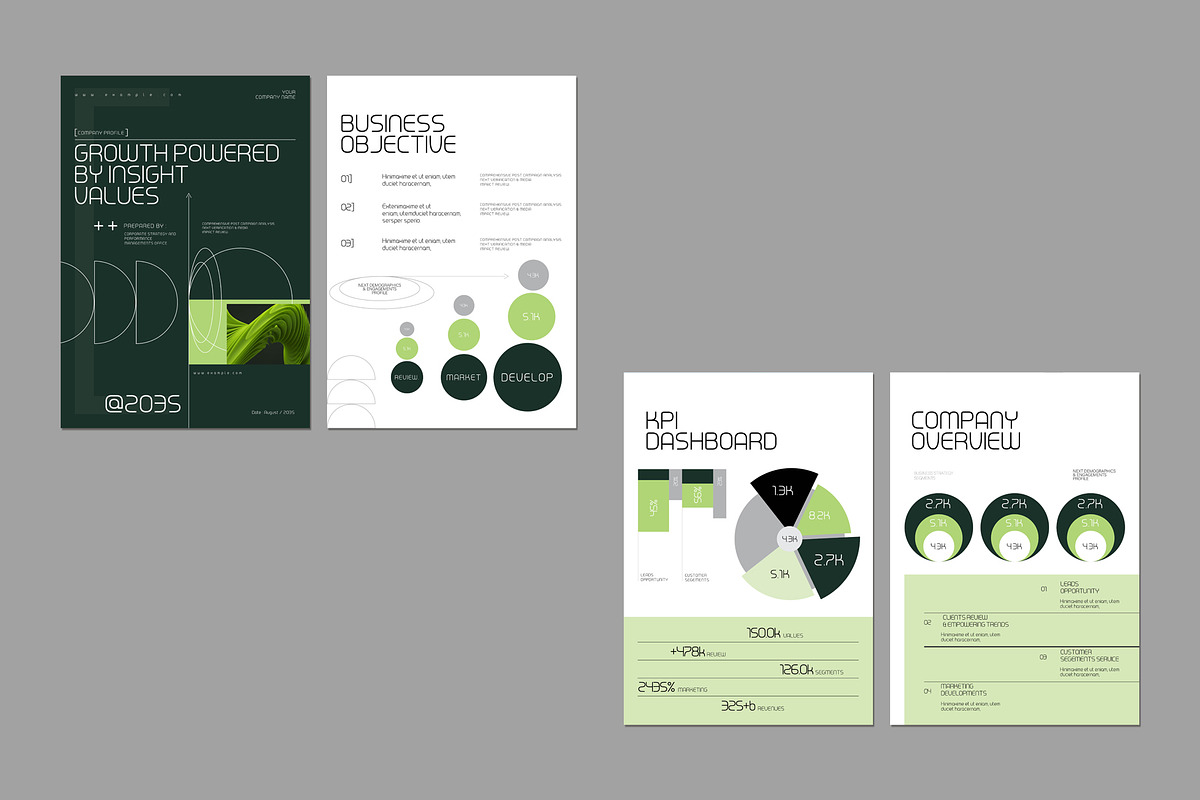 Company Profile Template, a Brochure Template by Soraclod
