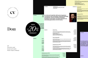 Don CV / Resume Template