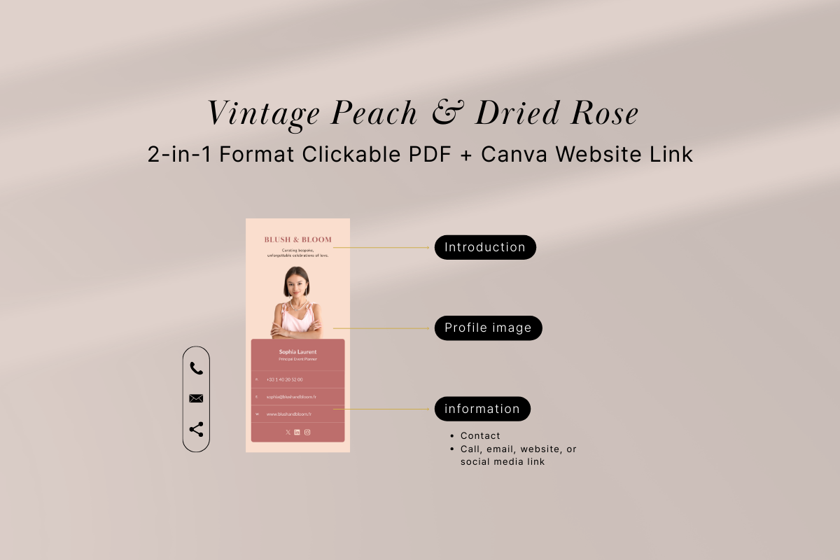 Wedding Planner Link in Bio Website, a Landing Page Template by batang (Photo 3 of 5)