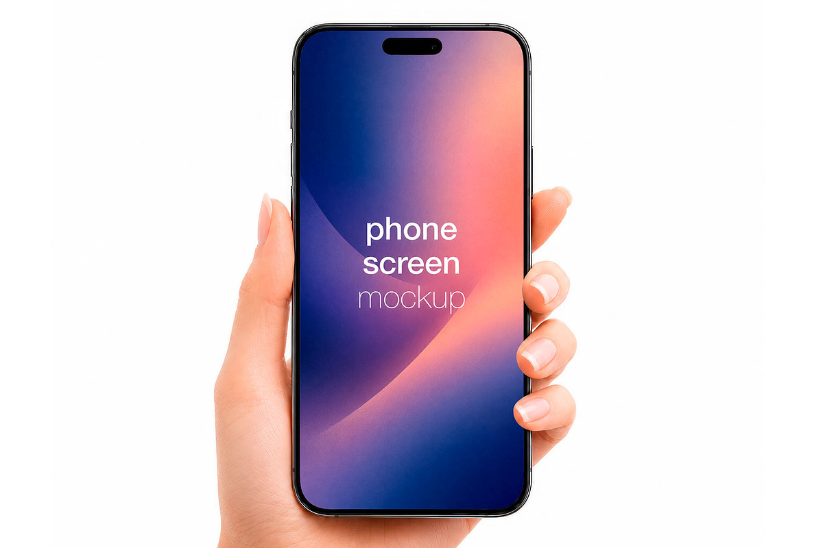 Phone Screen Mockups Pack, an Android Mockup by McLittle Stock (Photo 9 of 13)