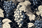 GYPSY GRAPES. Seamless Pack, a Texture Illustration by RefinedFantasyStudio (Thumbnail 9 of 9)