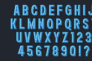 Bright lights show alphabet design, an Object Graphic by RevelStockart (Thumbnail 4 of 6)