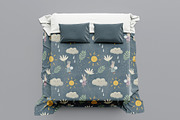 Cute Bunny Seamless Pattern | Kids, a Pattern Graphic by DijanaDesignShop (Thumbnail 3 of 6)