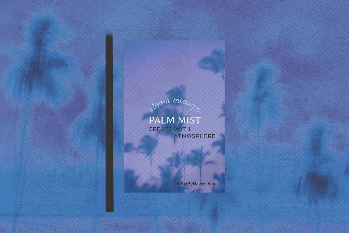 Bloom Mirage- Palm Mist, a Background Graphic by DigARTbyHavroshka (Photo 11 of 11)