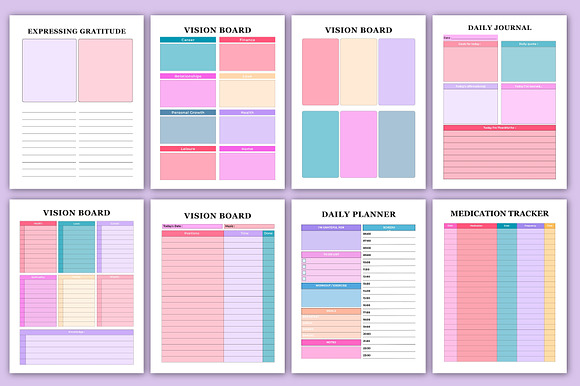 Vision Board Planner preview 6
