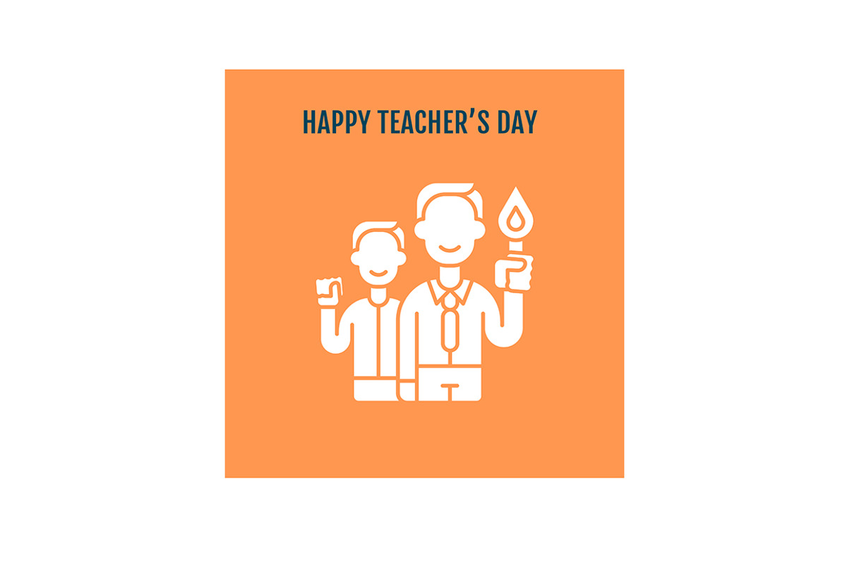 Teacher appreciation day card, a Flyer Template by IMG Visuals