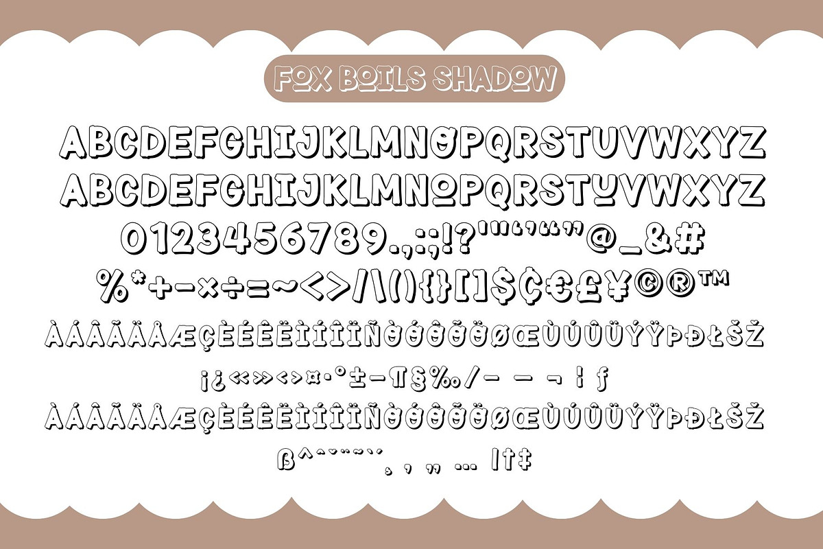 Fox Boils Fonts 4 Style, a Handwritten Font by Fox7 By Rattana (Photo 8 of 10)