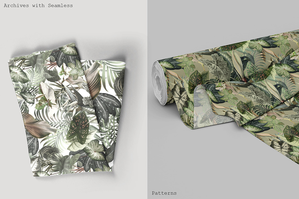 RainForest (Foliage Pattern), a Wallpaper Graphic by Luiz da Rolt Grathwohl (Photo 4 of 7)