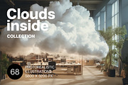 Clouds inside. 68 images, a Decorative Illustration by Handmadefont (Thumbnail 1 of 13)