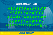 Flying Sausage – Layered Sci Fi Font, a Font by Remedy667 (Thumbnail 2 of 6)