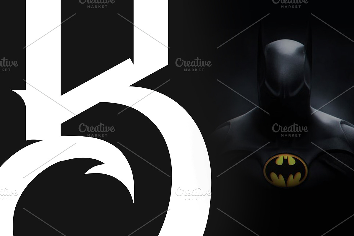 BATMANIA, a Blackletter Font by GORAA (Photo 5 of 6)