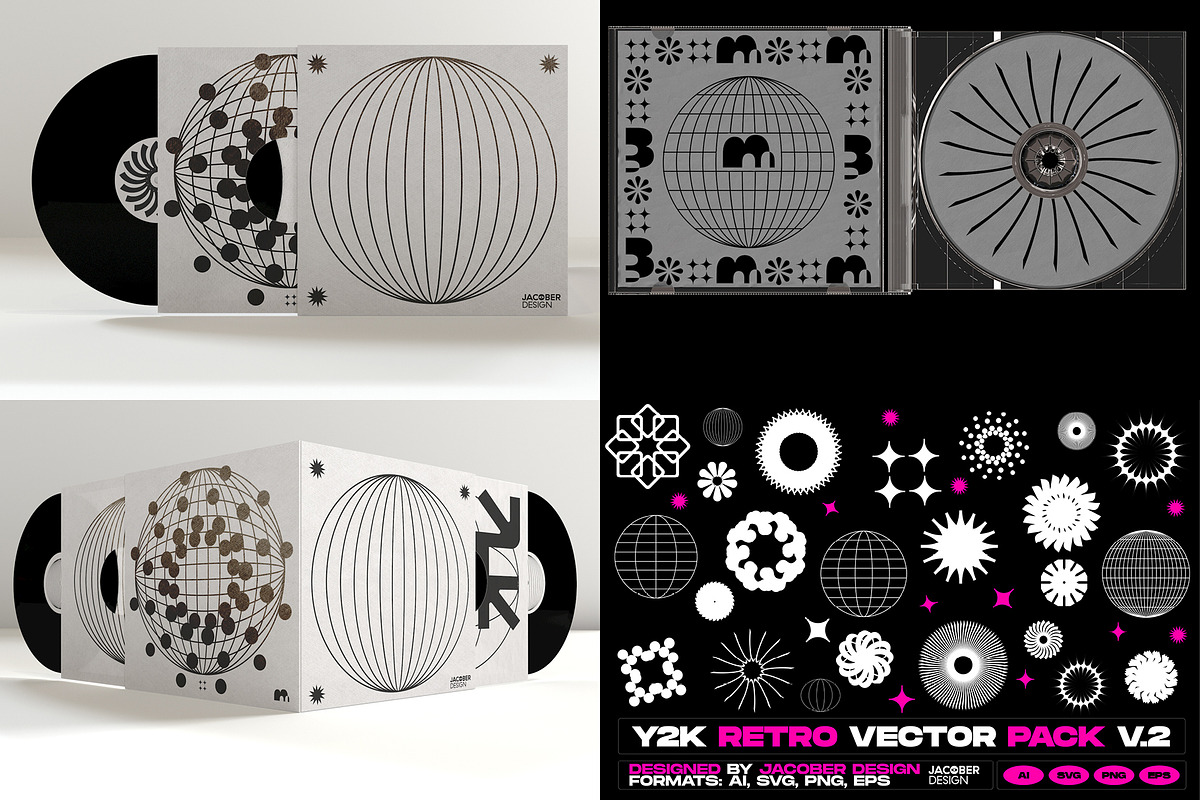 Music Package Mockups Bundle 40 PSDs, a Packaging Mockup by Jacober Design (Photo 4 of 60)