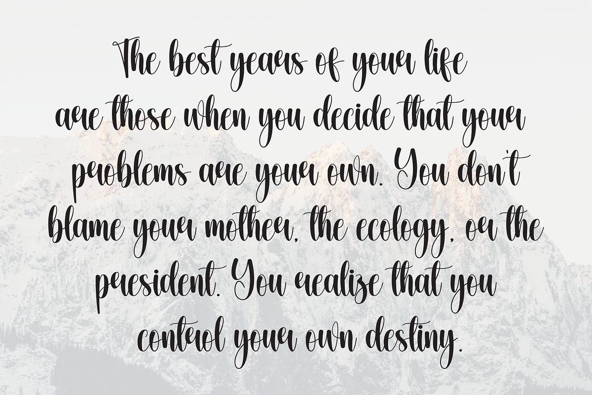 Autography | Script Font, a Handwritten Font by Scratchones (Photo 6 of 8)
