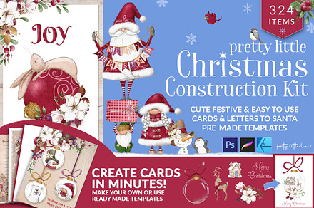Christmas Construction Kit, a Graphic by Pretty Little Lines