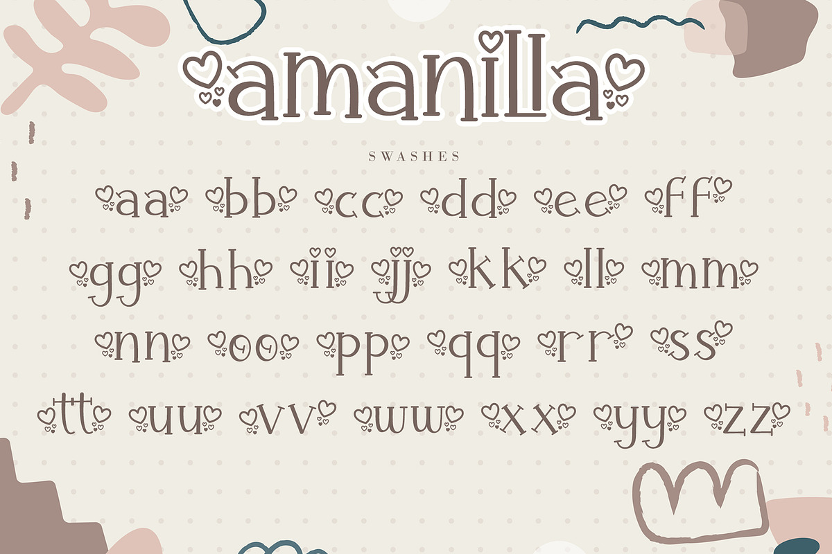 Amanilla, a Handwritten Font by AEN Creative Studio (Photo 7 of 7)