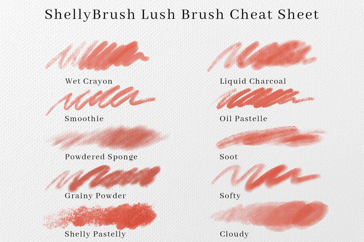 Procreate Digital Brushes + Canvas, a Brush Add-On by Shelly Laslo Illustration (Photo 6 of 10)